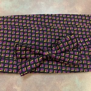 Vintage Silk Tie and Cummerbund Set